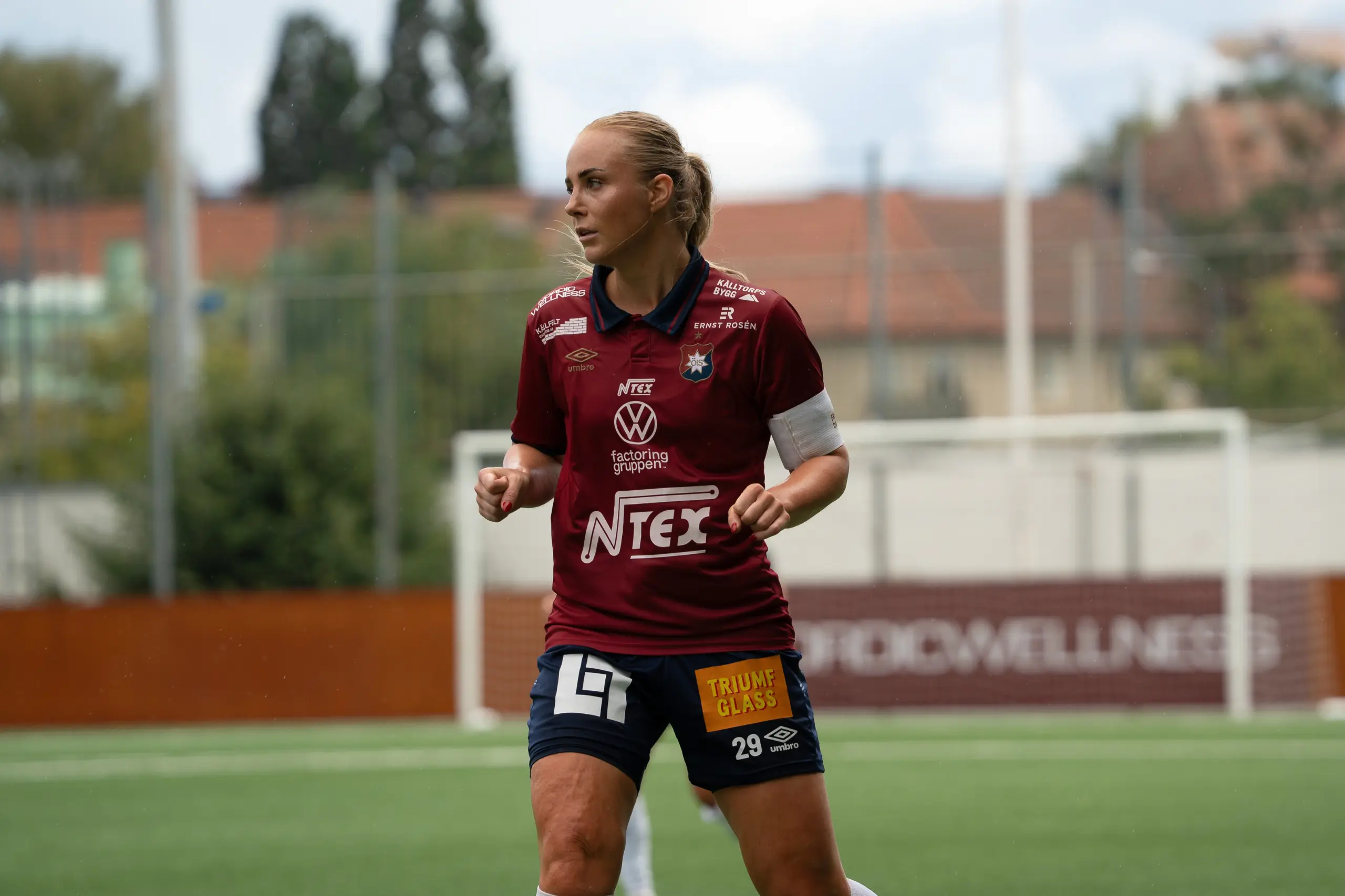 Matilda Nilsson, lagkapten i ÖIS Fotboll