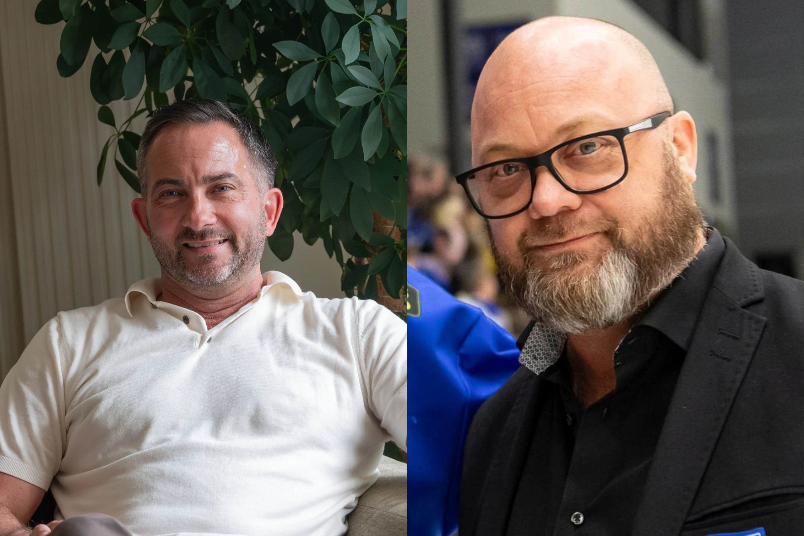 Michael Campese, VSK Bandy och Jonas Johansson, Villa Lidköping