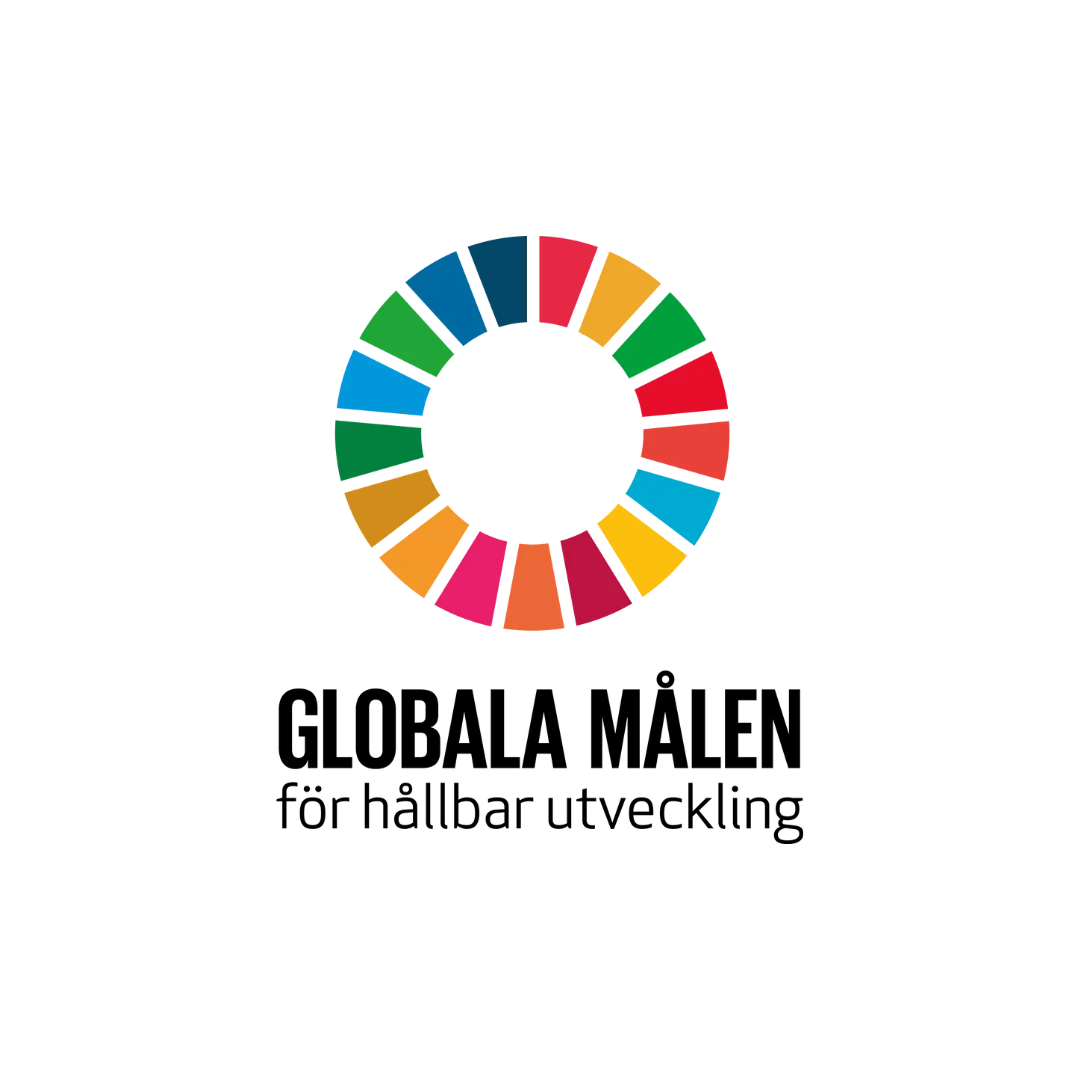 Logotyp för Globala målen för hållbar utveckling.