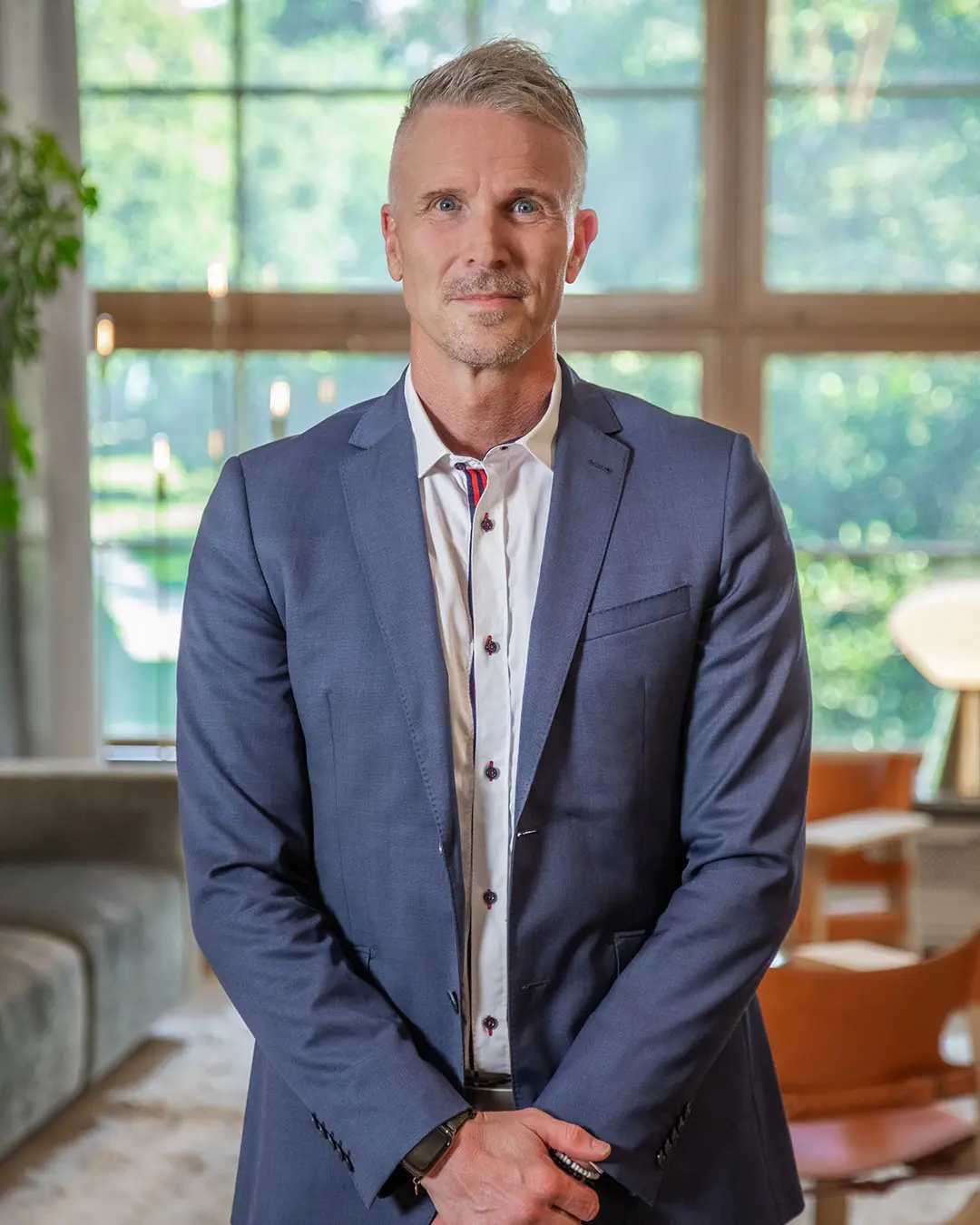 Porträtt av Tobias Djerf, affärsområdeschef leasing på Factoringgruppen